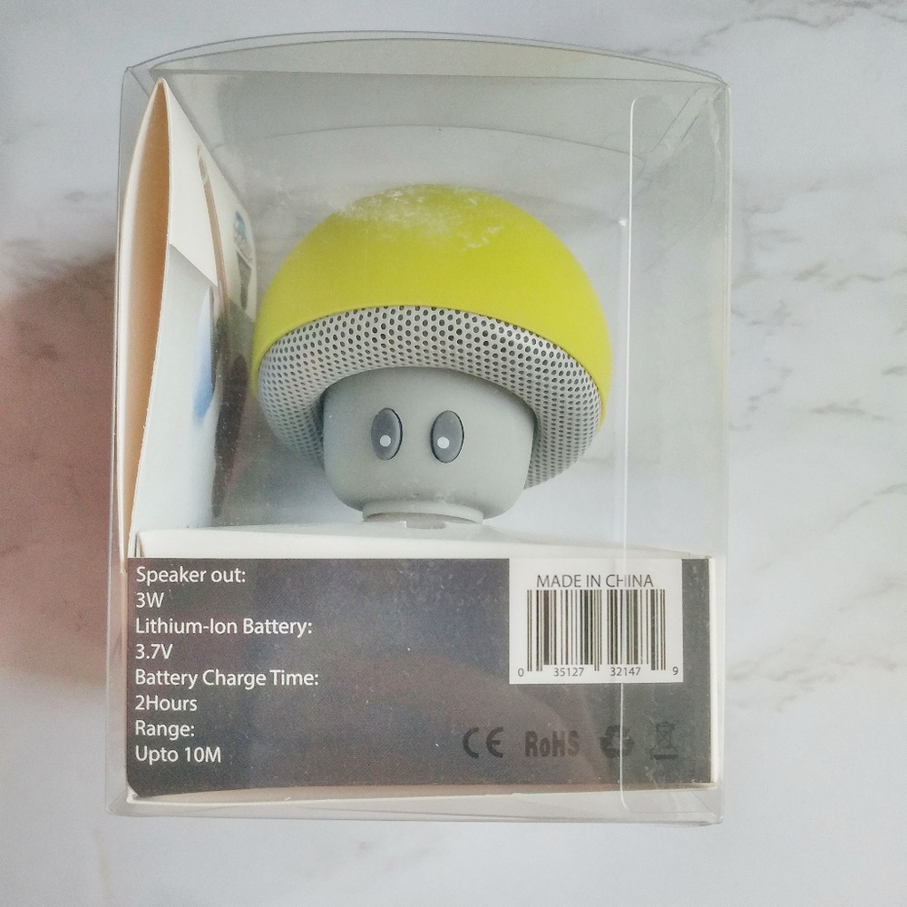5/$15 Mushboom Mini Mushroom Bluetooth Speaker - Picture 3 of 7